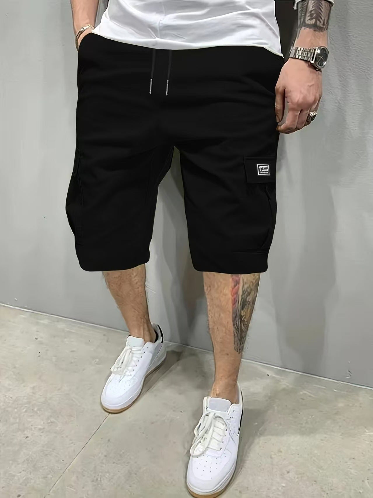 Juan|Pantalones cortos tipo cargo para hombre