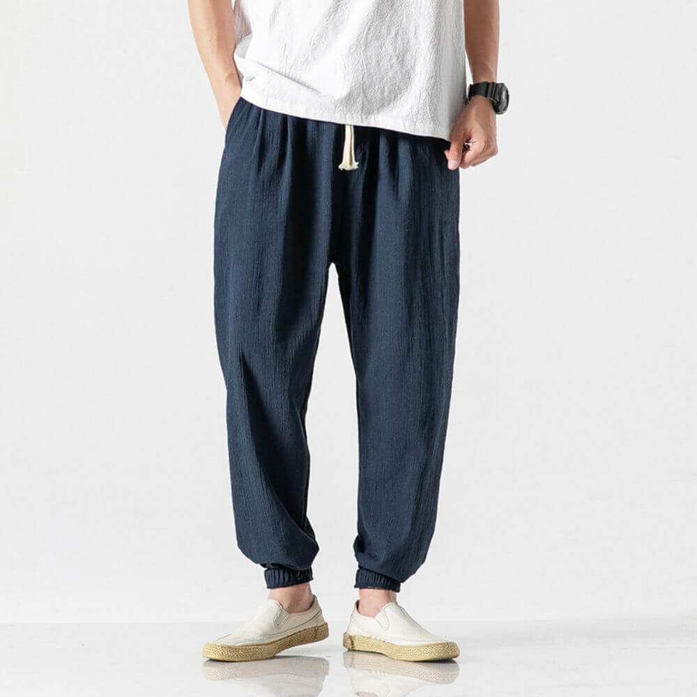 Pantalones cómodos de estilo japonés