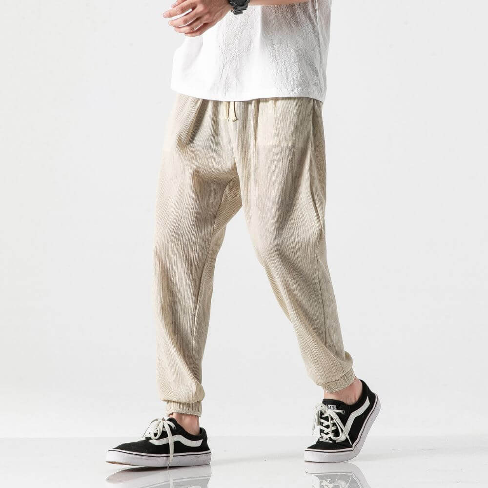 Pantalones cómodos de estilo japonés