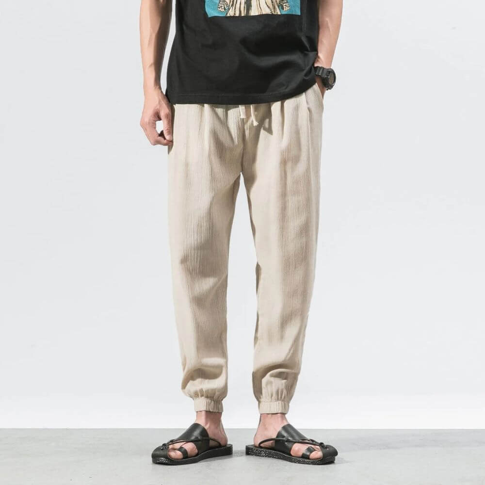 Pantalones cómodos de estilo japonés