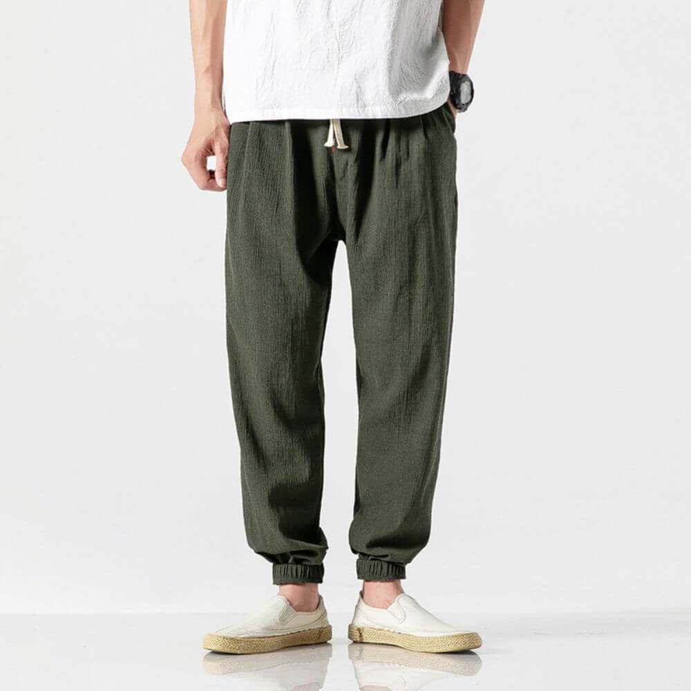 Pantalones cómodos de estilo japonés