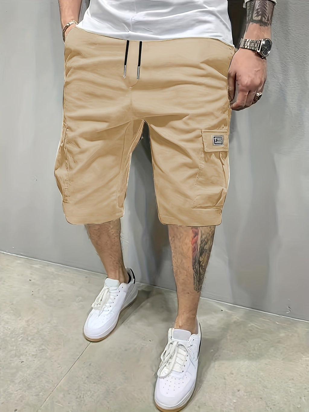 Juan|Pantalones cortos tipo cargo para hombre